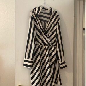 Striped Long Sleeve Dress